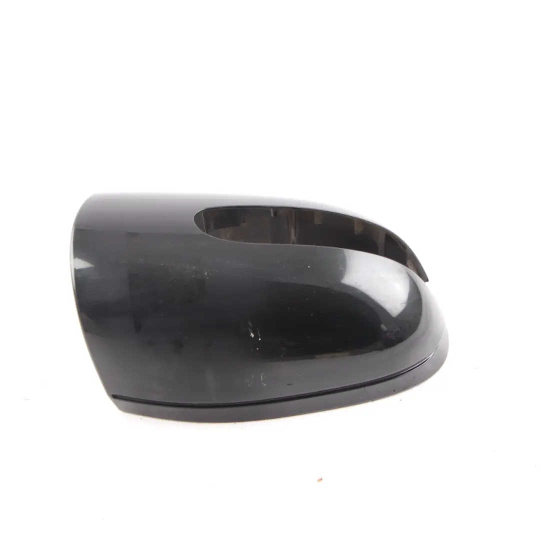 Wing Mirror Cover Door Right O/S Housing Melanite Black - 185 to Mercedes W211 with Part number A2038101664 Mercedes W211 Wing Mirror Cover Door Right O/S Housing Melanite Black - 185 - SKU A2038101664-MEB - Part number A2038101664
