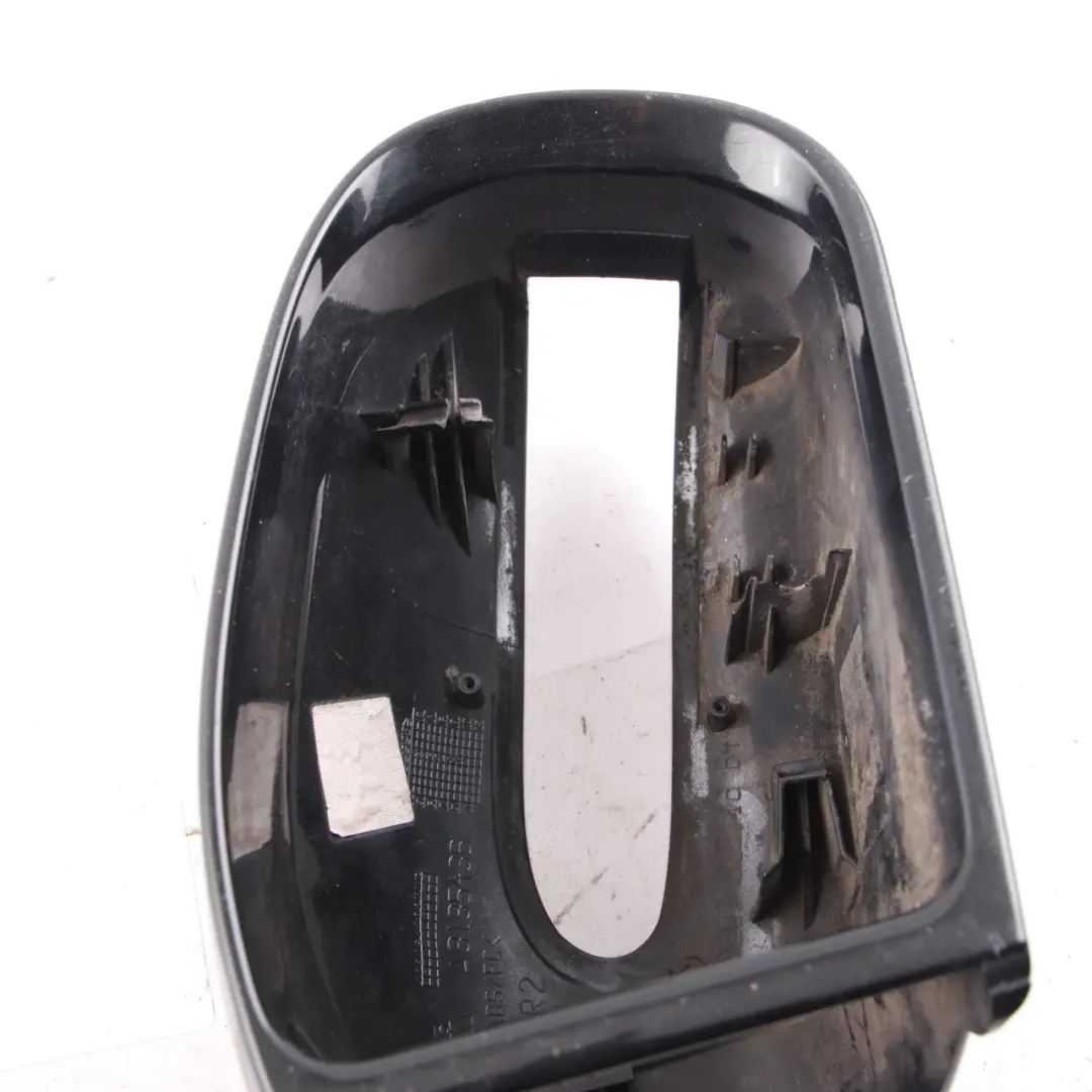 Wing Mirror Cover Door Right O/S Housing Melanite Black - 185 to Mercedes W211 with Part number A2038101664 Mercedes W211 Wing Mirror Cover Door Right O/S Housing Melanite Black - 185 - SKU A2038101664-MEB - Part number A2038101664