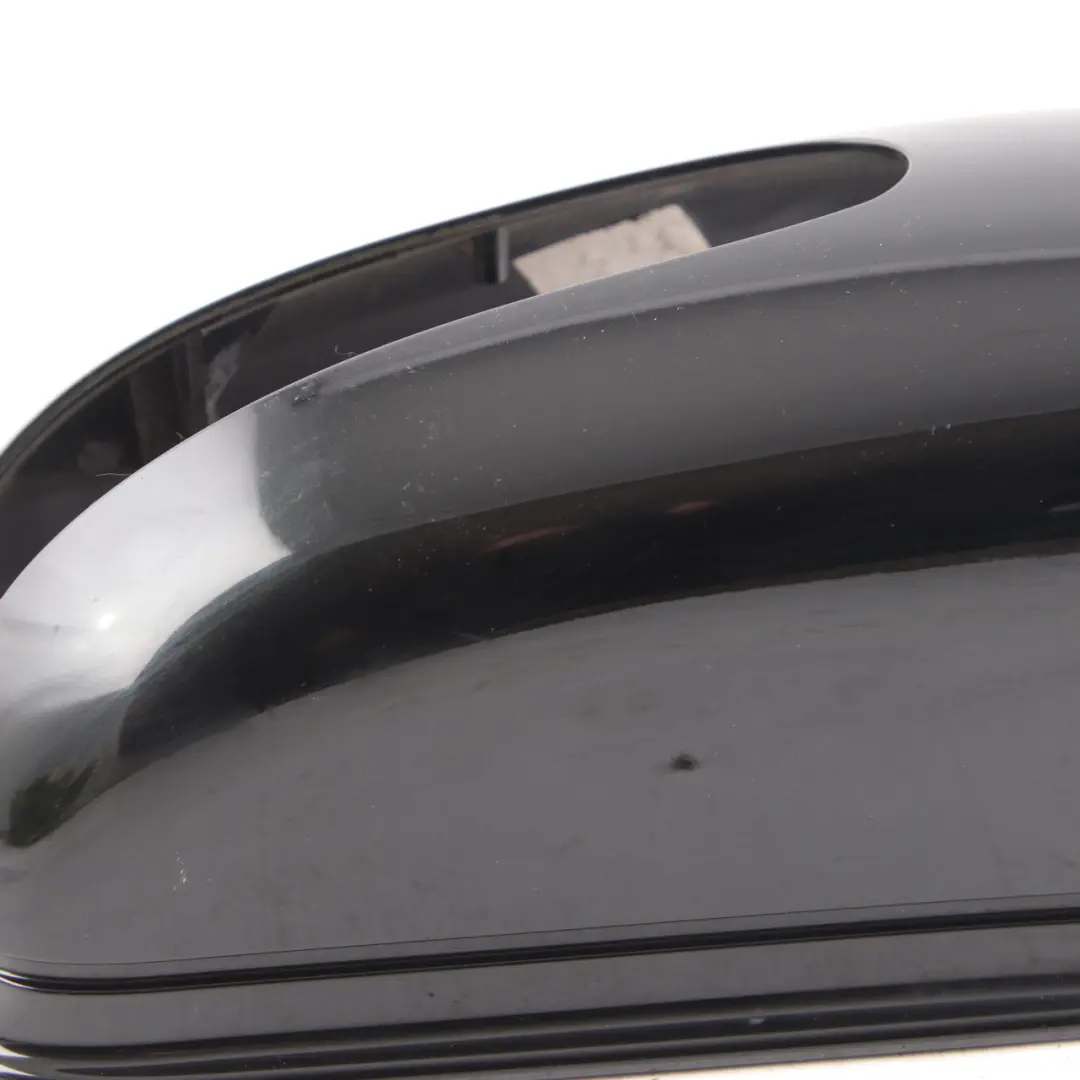 Wing Mirror Cover Door Right O/S Housing Melanite Black - 185 to Mercedes W211 with Part number A2038101664 Mercedes W211 Wing Mirror Cover Door Right O/S Housing Melanite Black - 185 - SKU A2038101664-MEB - Part number A2038101664