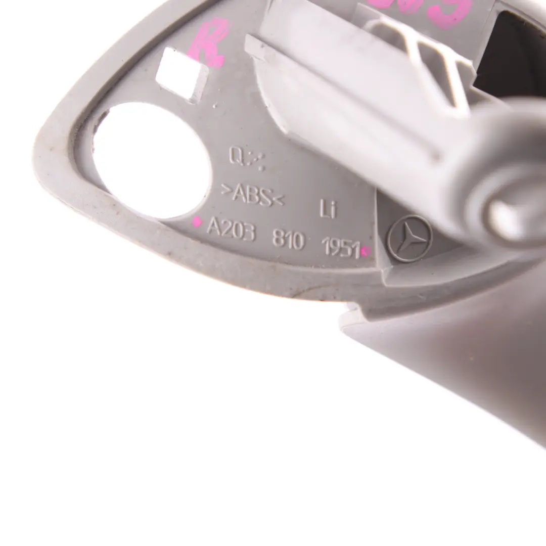 Mercedes CL203 Interior Handle Grab Trim Door Left N/S Cover Grey - SKU A2038101951 - Part number A2038101951