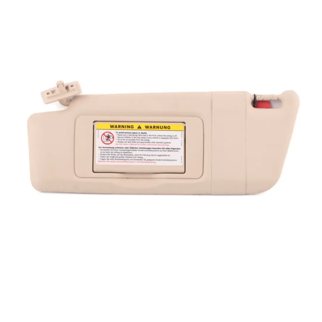 Sun Visor Cover Left N/S Sunvisor Panel Beige to Mercedes W203 with Part number A2038102110 Mercedes W203 Sun Visor Cover Left N/S Sunvisor Panel Beige - SKU A2038102110-4 - Part number A2038102110