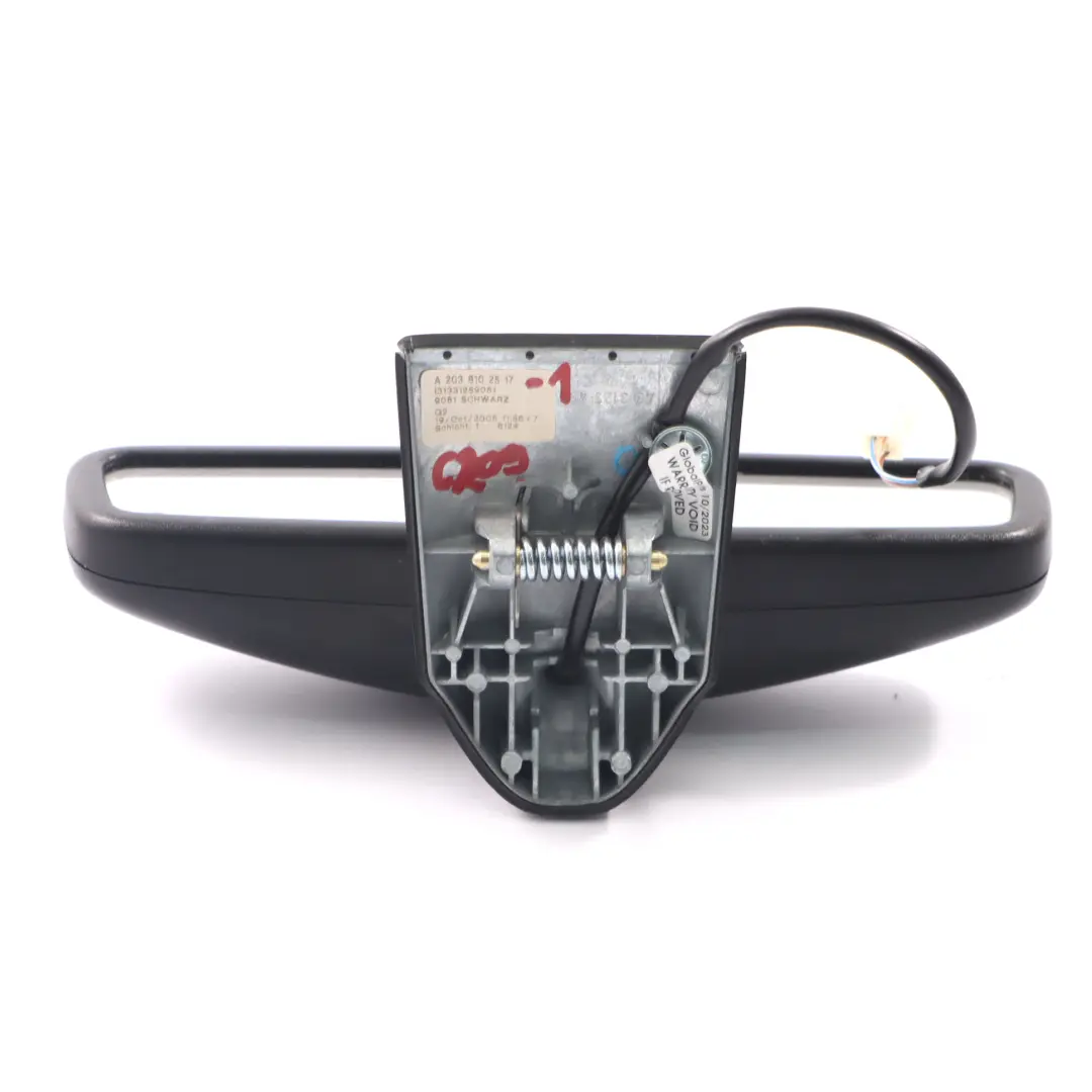 Mercedes CLK C209 Specchio retrovisore interno Auto Dip Nero - SKU A2038102517-1 - Numero di parte A2038102517