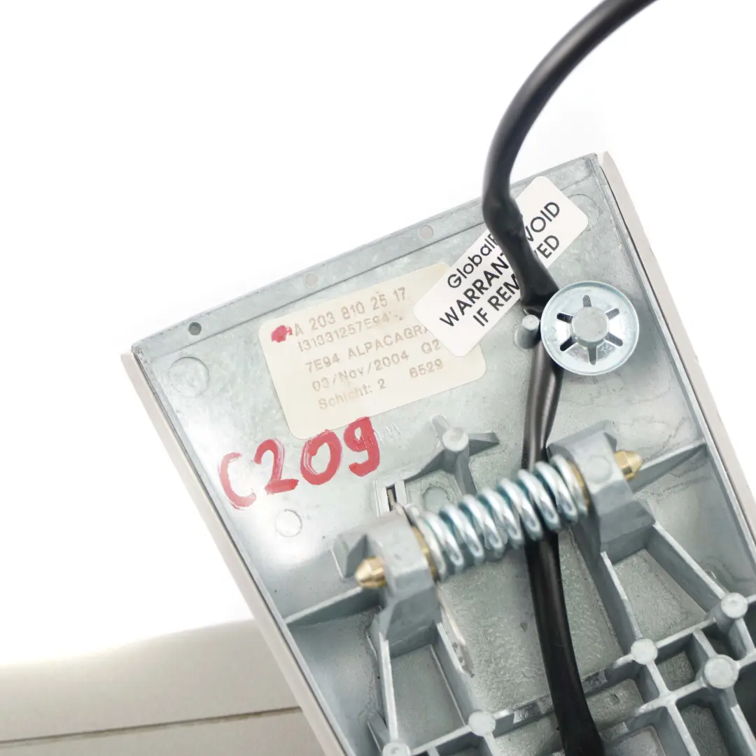 Innenspiegel Rückspiegel Spiegel Grau für Mercedes CLK C209 mit Teilenummer A2038102517 Mercedes CLK C209 Innenspiegel Rückspiegel Spiegel Grau - SKU A2038102517 - Teilenummer A2038102517