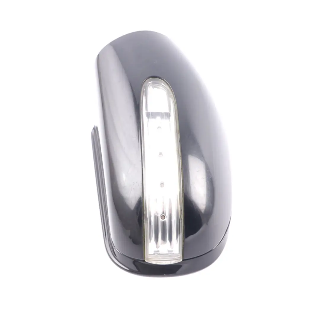 Mercedes W203 Wing Mirror Cover Housing Right O/S Obsidian Black Metallic - 197 - SKU A2038110460-OB1 - Part number A2038110460