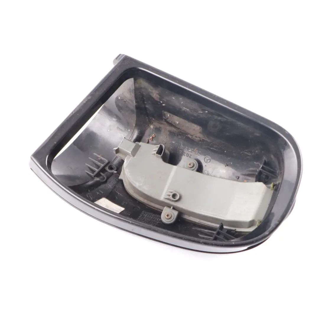Mercedes W203 Wing Mirror Cover Housing Right O/S Obsidian Black Metallic - 197 - SKU A2038110460-OB1 - Part number A2038110460