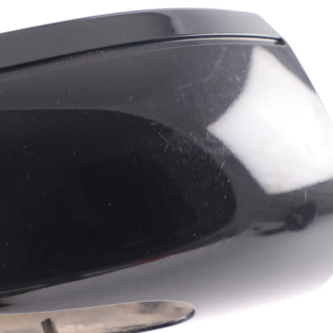 Mercedes W203 Wing Espejo Cubierta Carcasa Derecha Negro Obsidiana - 197 - SKU A2038110460-OB - Número de pieza A2038110460