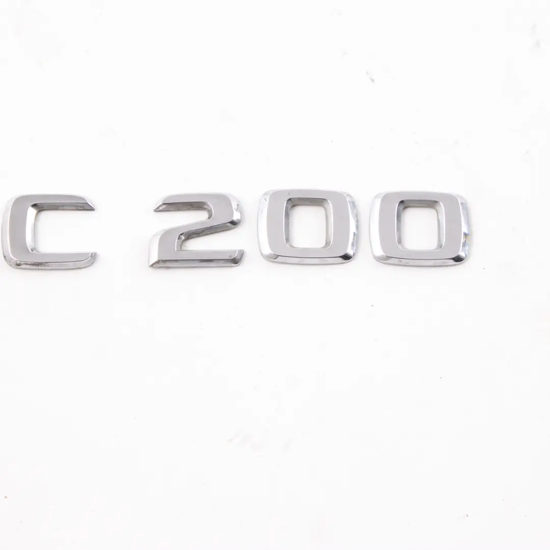 Trunk Tailgate Lettering Rear Adhered Emblem CLC 200 to Mercedes CLC CL203 with Part number A2038173915 Mercedes CLC CL203 Trunk Tailgate Lettering Rear Adhered Emblem CLC 200 - SKU A2038173915 - Part number A2038173915