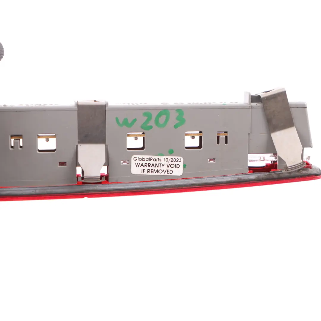 Additional Third Brake Light Stop Lamp to Mercedes W203 Rear with Part number A2038200156 Mercedes W203 Rear Additional Third Brake Light Stop Lamp - SKU A2038200156-1 - Part number A2038200156