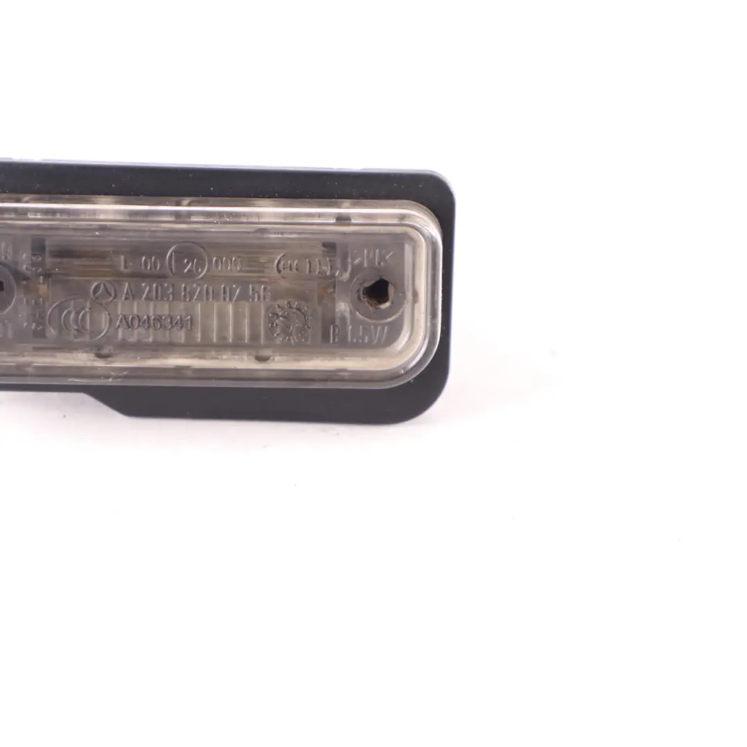 Mercedes-Benz C E S203 W211 Rear Trunk Number Plate Light Lamp  - SKU A2038200256 - Part number A2038200256