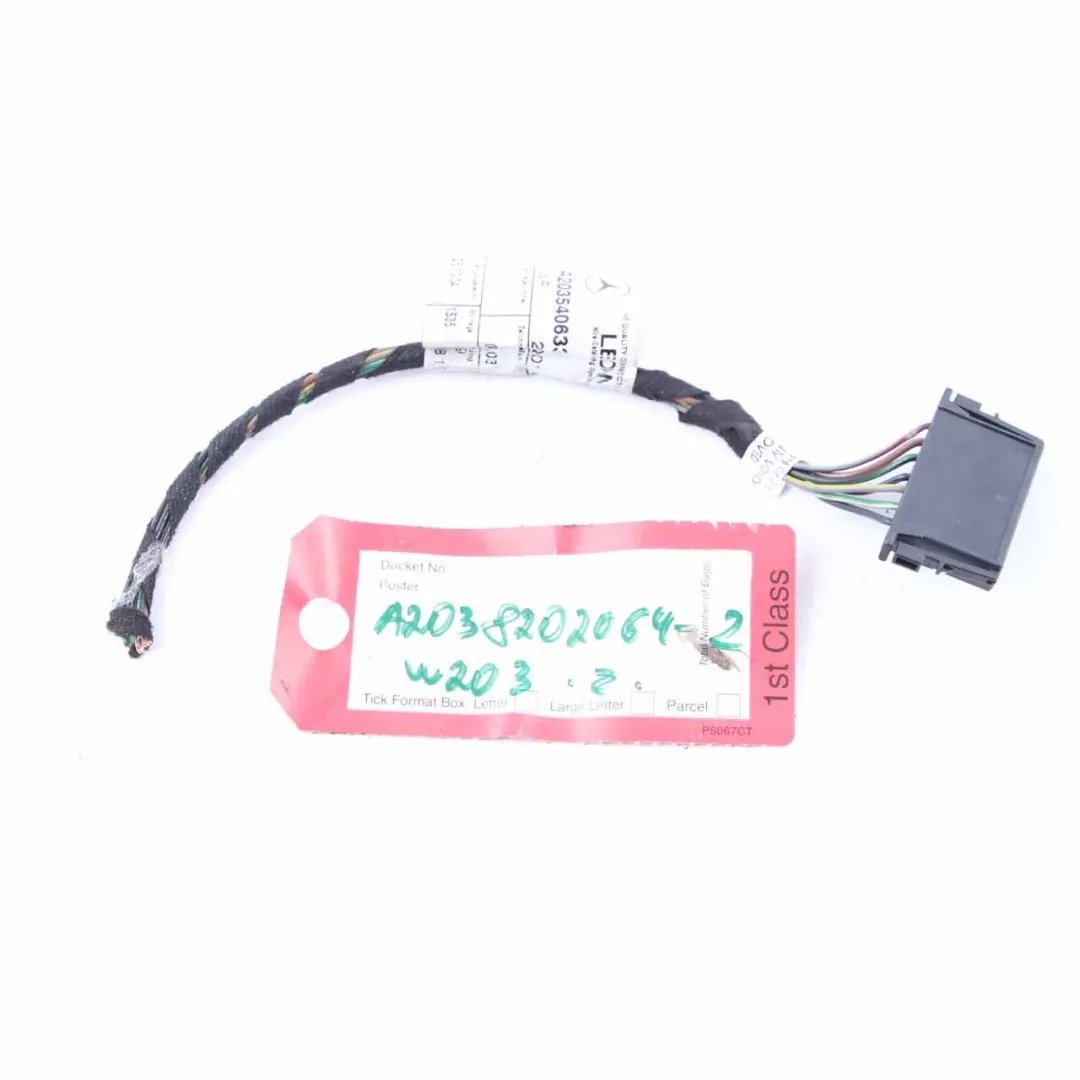 Mercedes W203 Limousine Rücklicht Rechts Stecker Buchse Verdrahtung A2115450328 - SKU A2038202064-2 - Teilenummer A2038202064