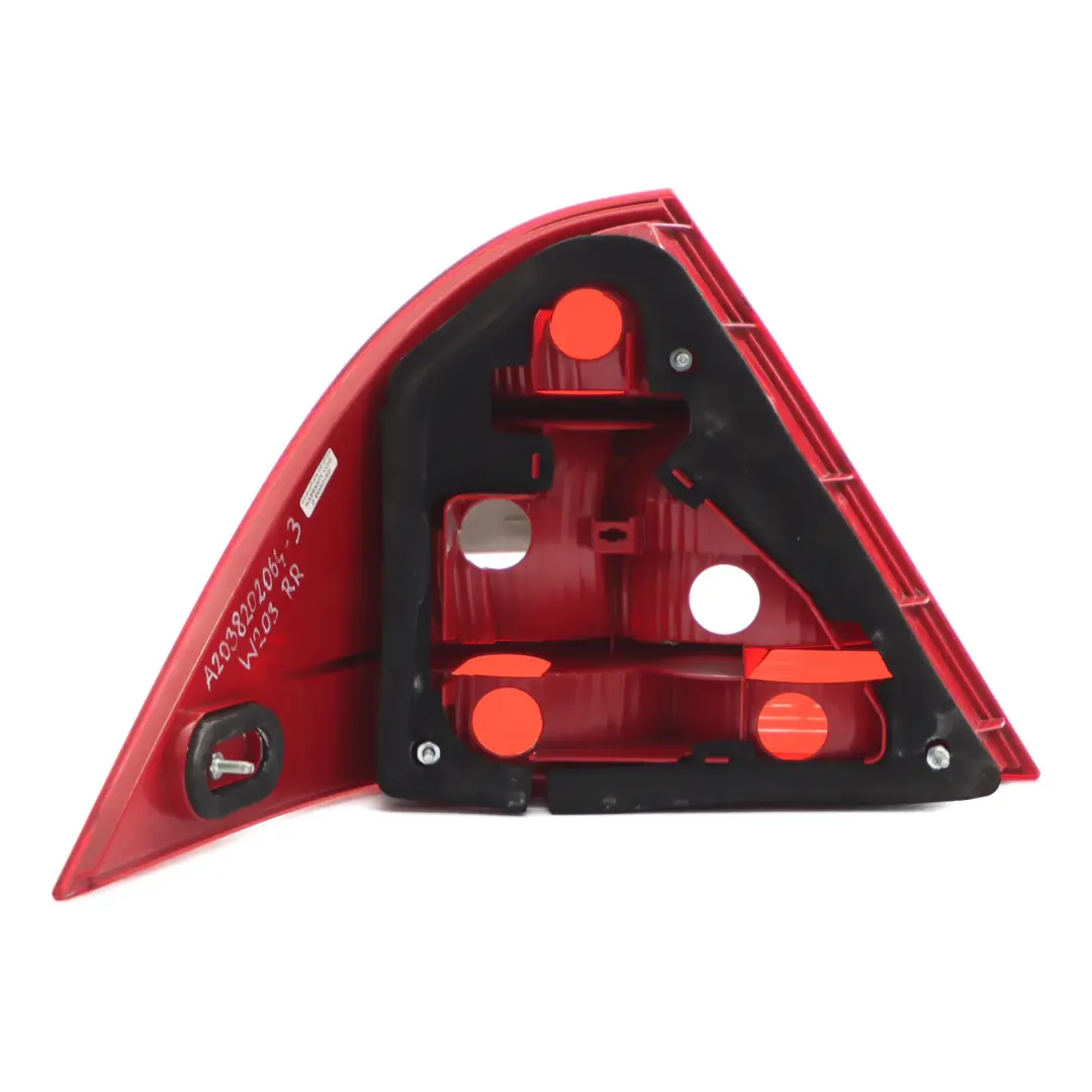 Light Right O/S Tail Lamp Side Panel to Mercedes W203 Saloon Rear with Part number A2038202064 Mercedes W203 Saloon Rear Light Right O/S Tail Lamp Side Panel - SKU A2038202064-3 - Part number A2038202064