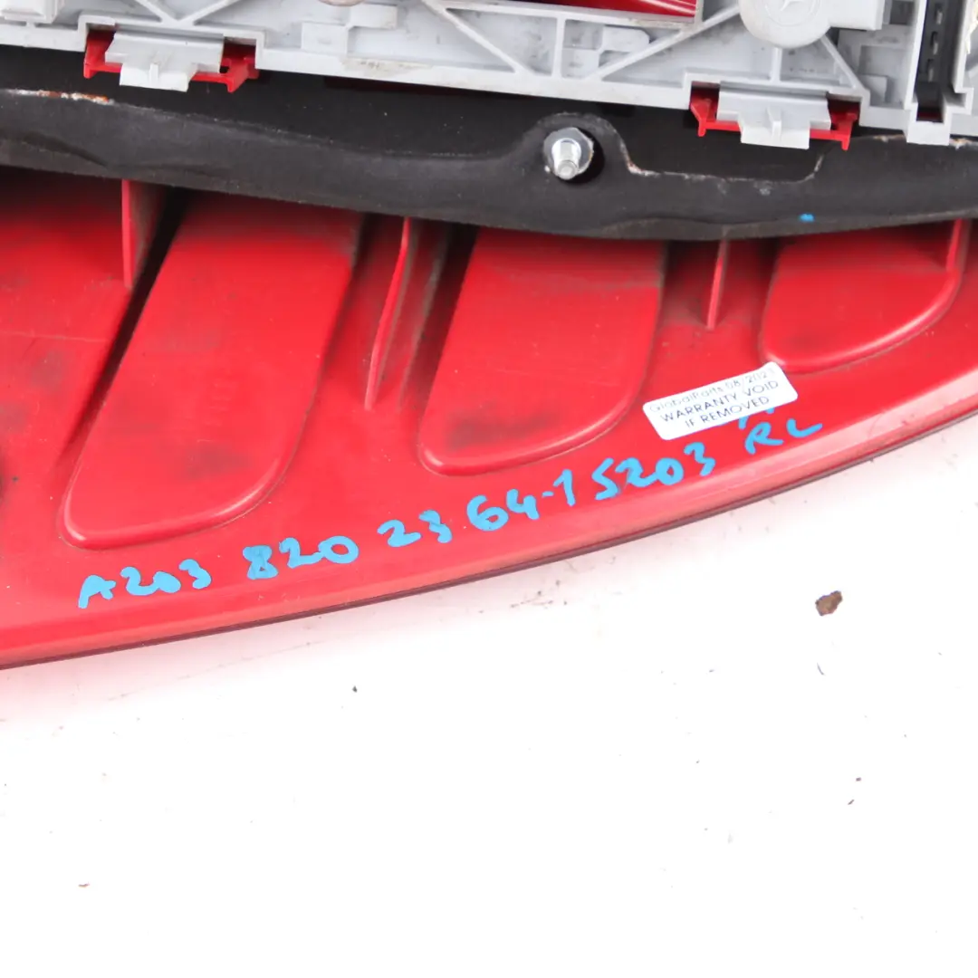 Left N/S Tail Light Lamp Side Panel to Mercedes S203 W203 Estate Rear with Part number A2038202364 Mercedes S203 W203 Estate Rear Left N/S Tail Light Lamp Side Panel - SKU A2038202364-1 - Part number A2038202364