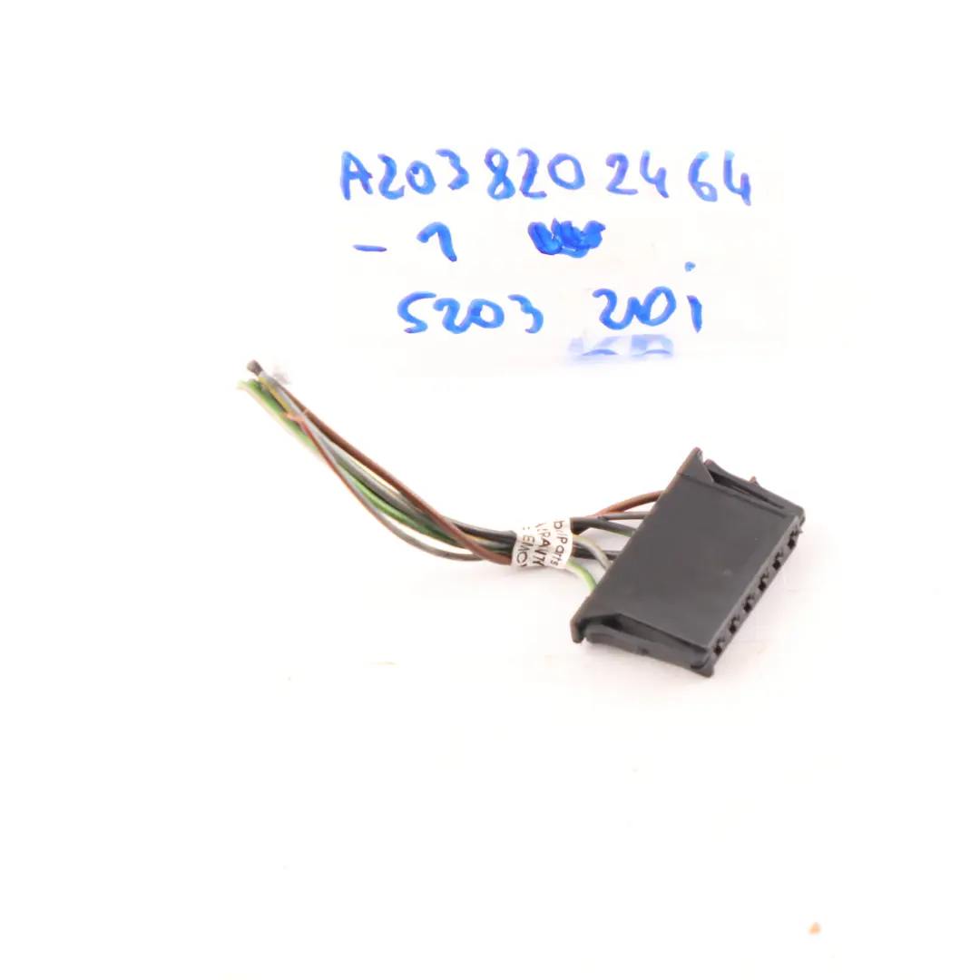 Mercedes W203 Estate Rear Light Right O/S Tail Lamp Socket Wiring A0375453528 - SKU A2038202464-1 - Part number A2038202464