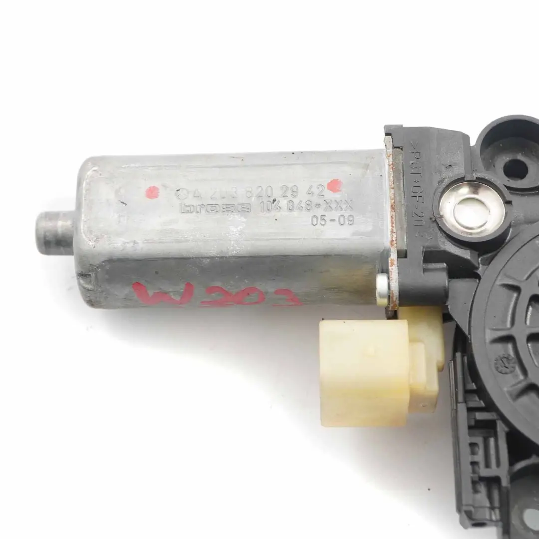  Motor elevalunas Mercedes W203 Puerta Trasera Izquierda Regulador - SKU A2038202942 - Número de pieza A2038202942