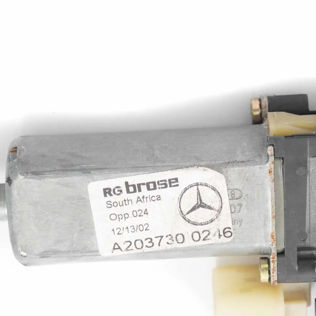 Window Lifter Motor Drive Rear Door Right O/S to Mercedes W203 with Part number A2038203042 Mercedes W203 Window Lifter Motor Drive Rear Door Right O/S - SKU A2038203042 - Part number A2038203042