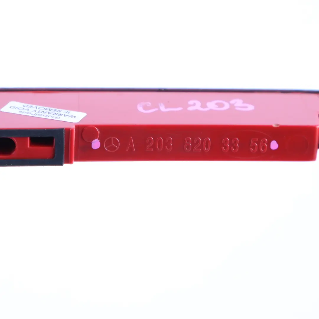  Luce Freno Mercedes CL203 Rosso Terzo Livello Alto Lampada - SKU A2038203356 - Numero di parte A2038203356