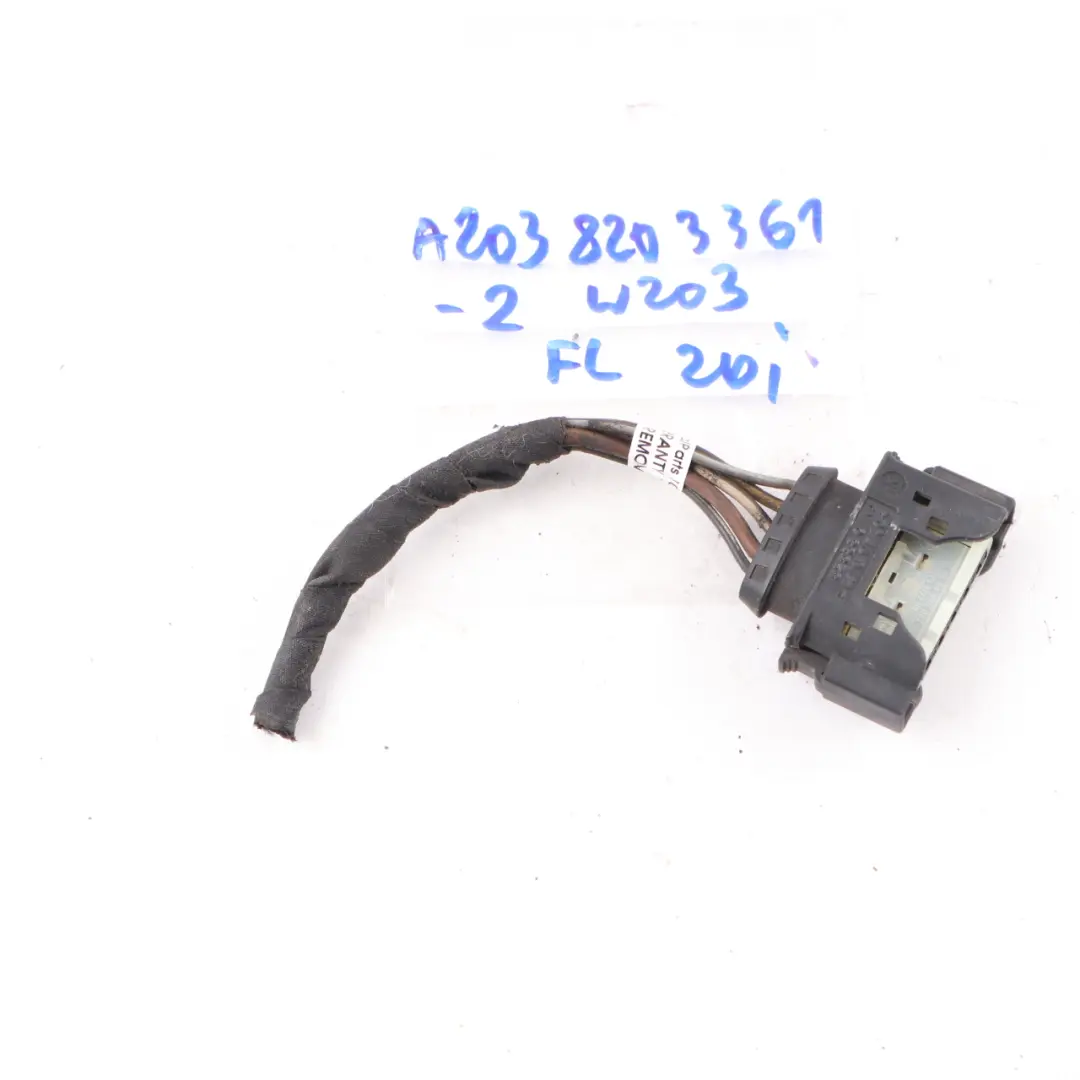 Headlight Lamp Light Front Left N/S Plug Socket Wiring A2205454628 to Mercedes W203 with Part number A2038203361 Mercedes W203 Headlight Lamp Light Front Left N/S Plug Socket Wiring A2205454628 - SKU A2038203361-3 - Part number A2038203361