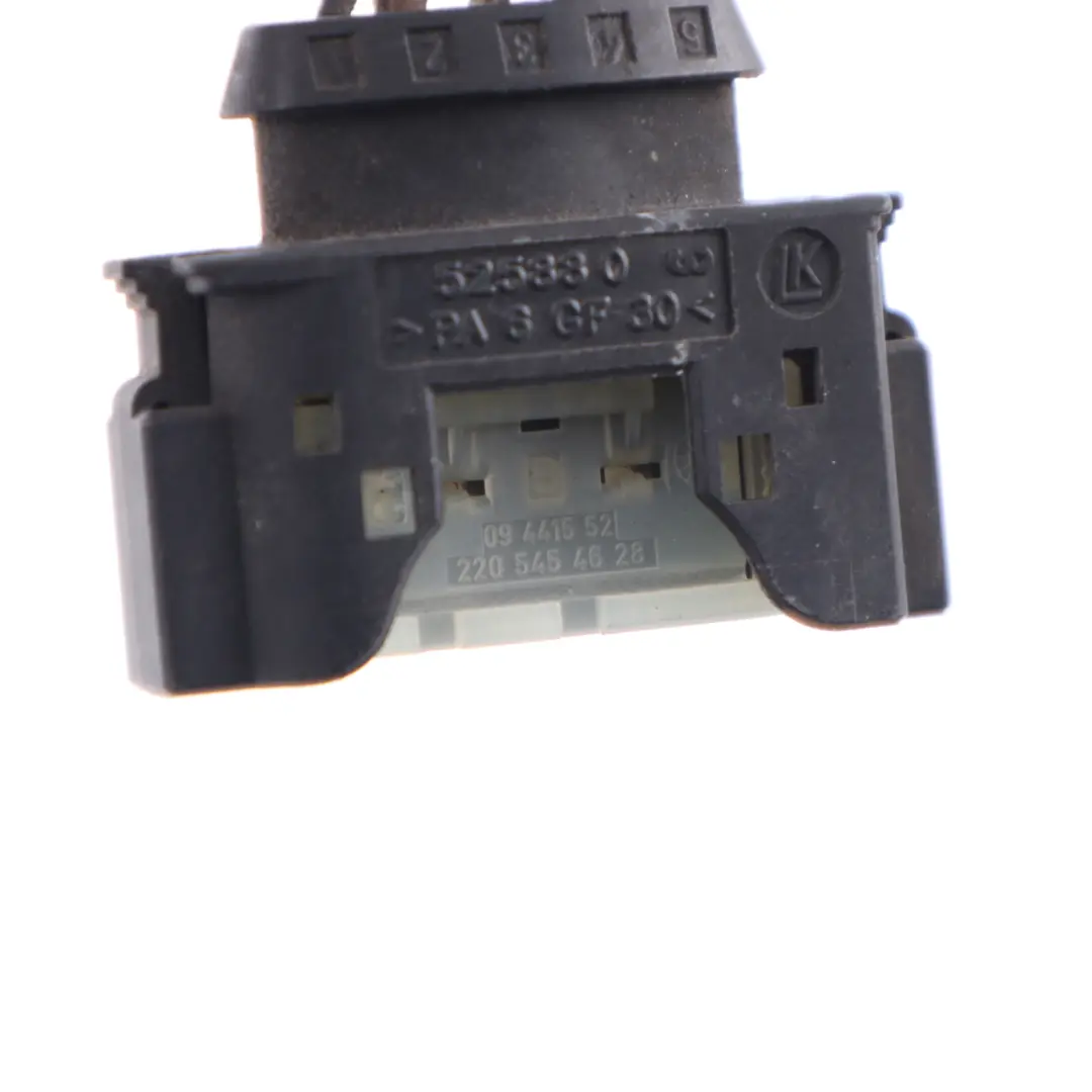 Headlight Lamp Light Front Left N/S Plug Socket Wiring A2205454628 to Mercedes W203 with Part number A2038203361 Mercedes W203 Headlight Lamp Light Front Left N/S Plug Socket Wiring A2205454628 - SKU A2038203361-3 - Part number A2038203361