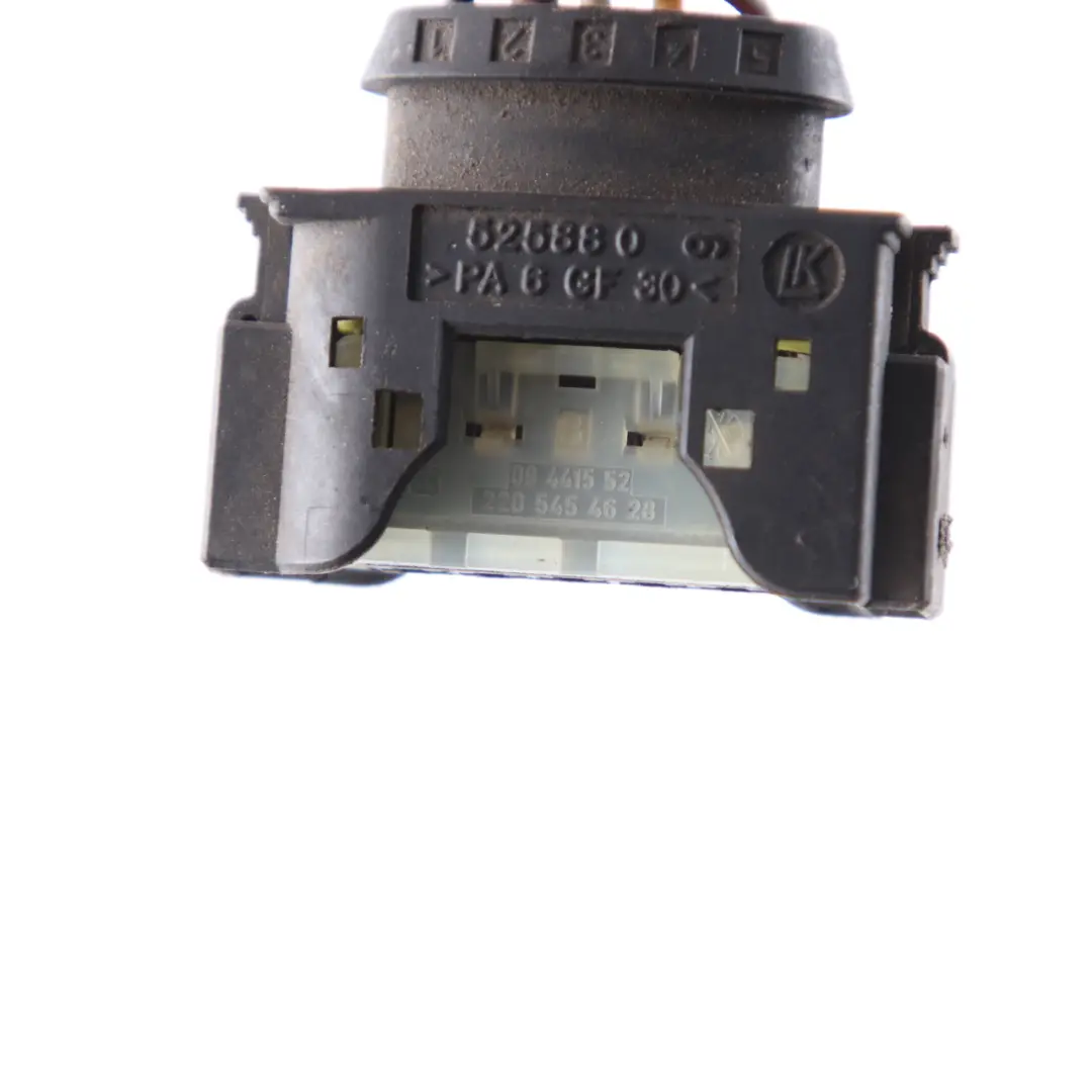 Mercedes W203 Headlight Headlamp Front Right O/S Plug Socket Wiring A2205454628 - SKU A2038203461-2 - Part number A2038203461