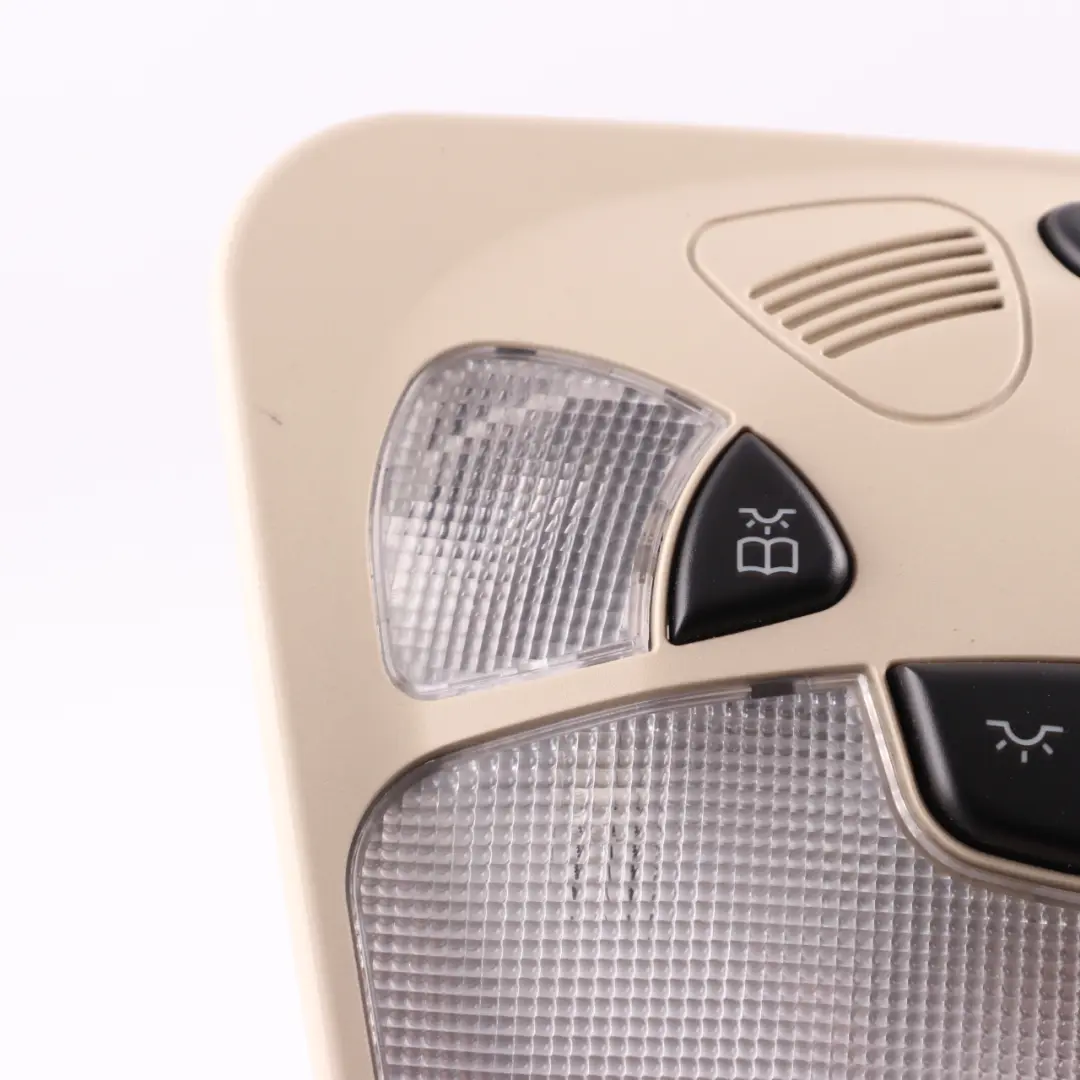 Mercedes W203 Interior Roof Light Front Reading Lamp Panel Beige - SKU A2038204601-1 - Part number A2038204601