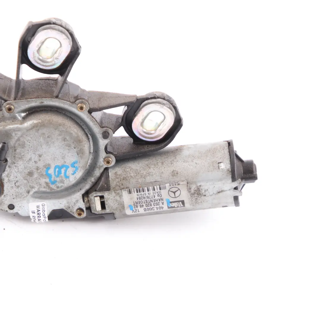 Windscreen Wiper Motor to Mercedes W203 Rear with Part number A2038204642 Mercedes W203 Rear Windscreen Wiper Motor - SKU A2038204642 - Part number A2038204642