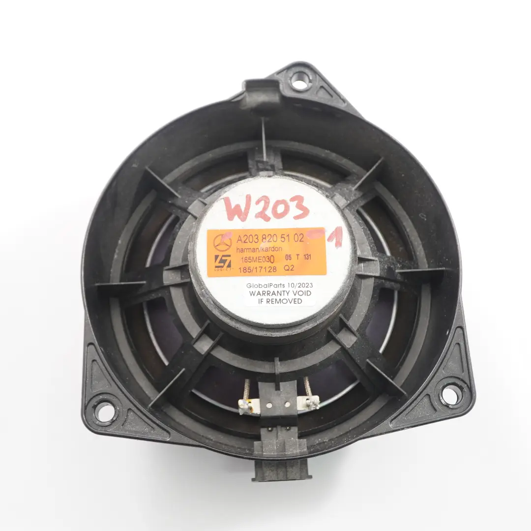  Front Speaker Mercedes W203 W209 Loudspeaker Door Left Right N/O/S - SKU A2038205102-1 - Part number A2038205102