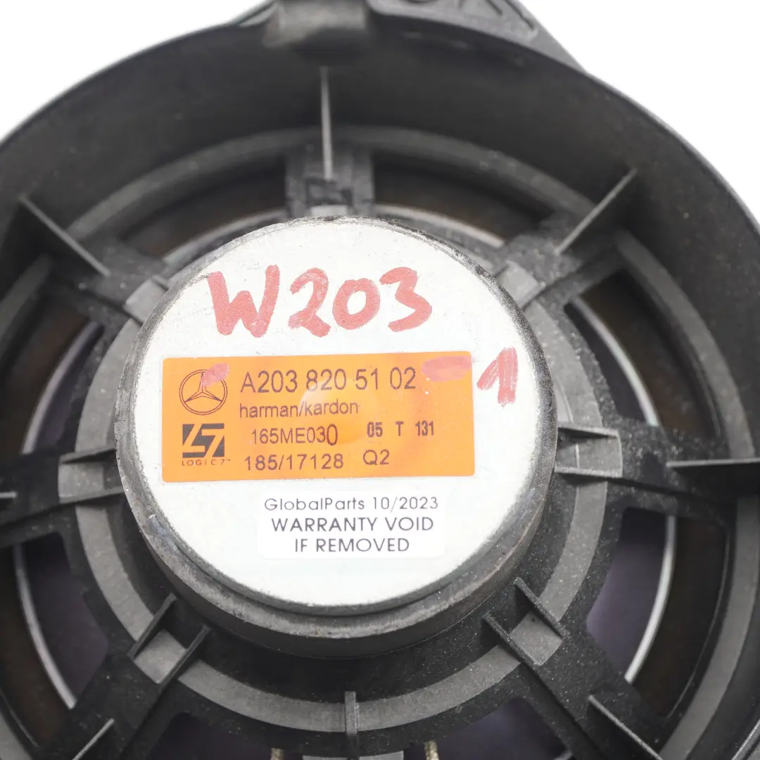  Altavoz Delantero Mercedes W203 W209 Puerta Izquierda Derecha - SKU A2038205102-1 - Número de pieza A2038205102
