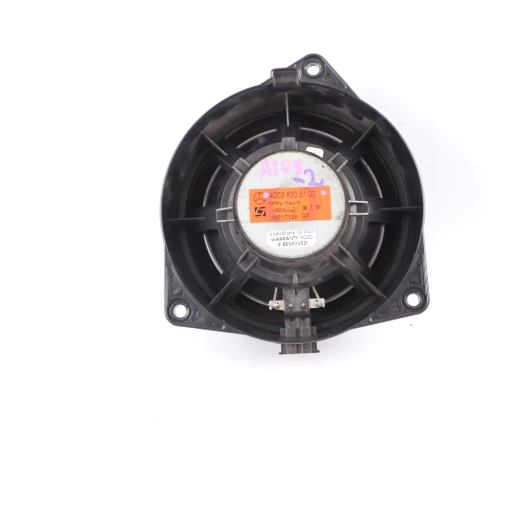 Haut-parleur avant Mercedes W203 W209 Porte Gauche Droite  - SKU A2038205102-2 - Numéro de pièce A2038205102