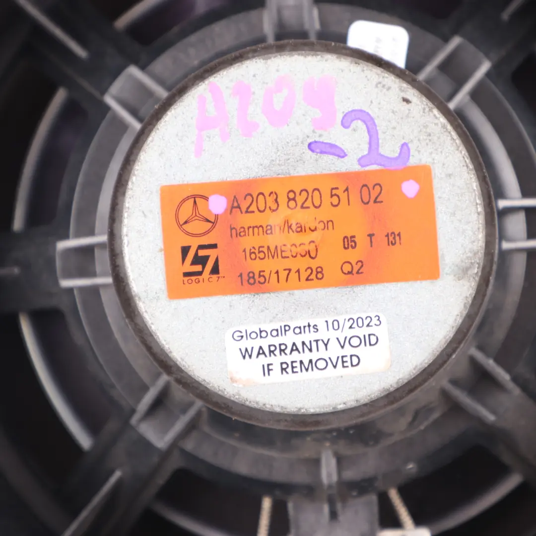  Altavoz Delantero Mercedes W203 W209 Puerta Izquierda Derecha - SKU A2038205102-2 - Número de pieza A2038205102