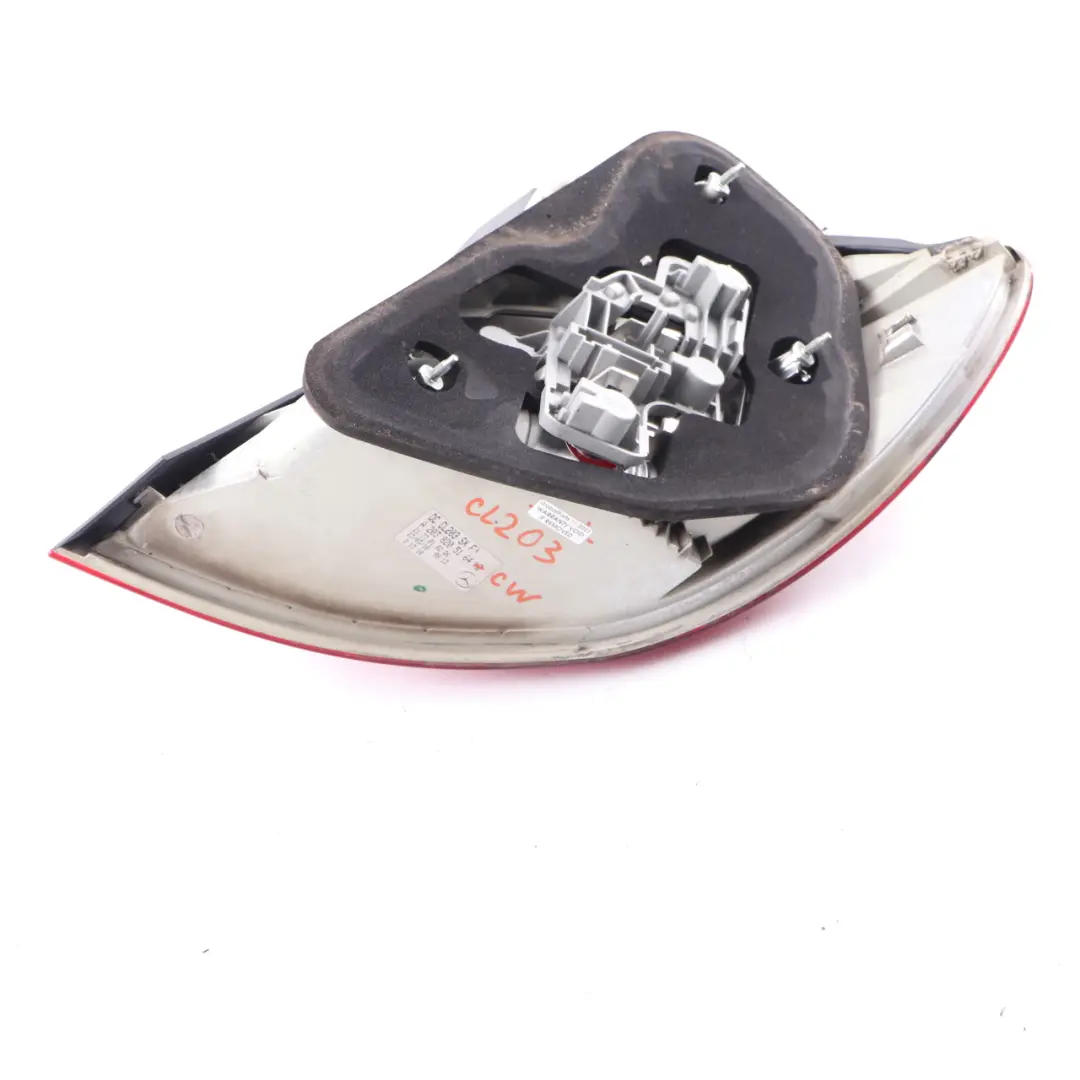 Mercedes CL203 Rücklicht Hinten Links Seitelampe Panel Weiss - 650 - SKU A2038205164-CW - Teilenummer A2038205164