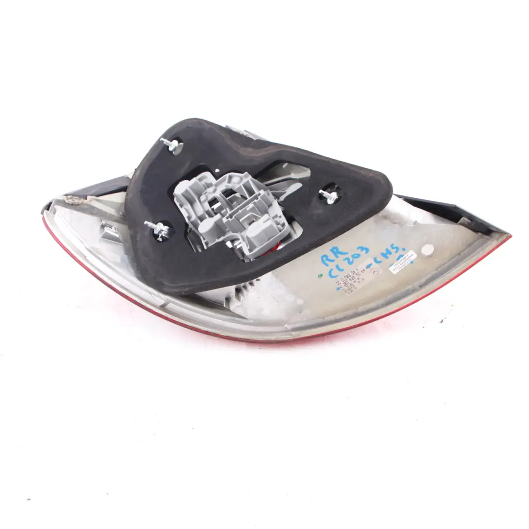 Tail Light Mercedes CL203 Rear Right O/S Lamp Side Chromitschwarz to with Part number A2038205264 Tail Light Mercedes CL203 Rear Right O/S Lamp Side Chromitschwarz - SKU A2038205264-CHS - Part number A2038205264