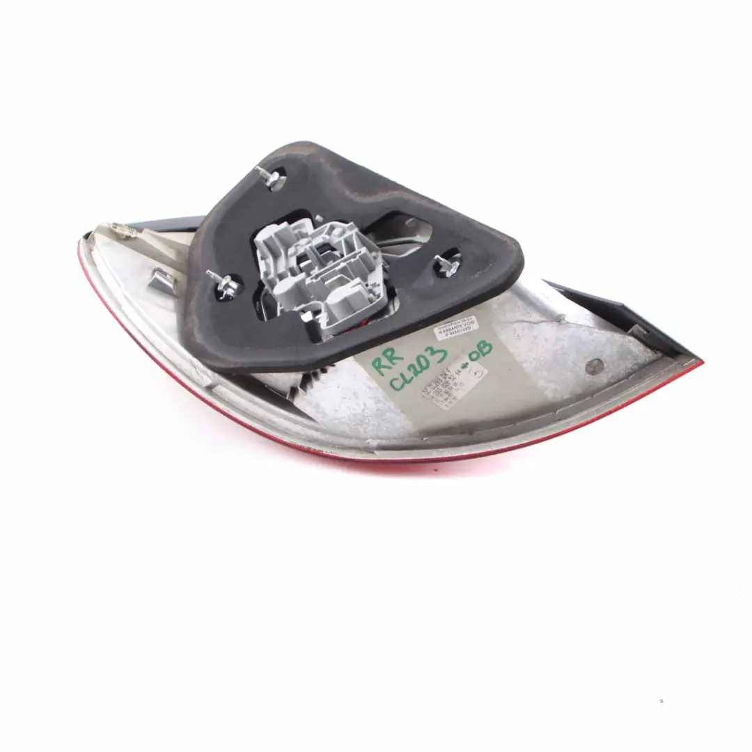 Tail Light Rear Right O/S Lamp Obsidian Black - 197 to Mercedes CL203 with Part number A2038205264 Mercedes CL203 Tail Light Rear Right O/S Lamp Obsidian Black - 197 - SKU A2038205264-OB - Part number A2038205264