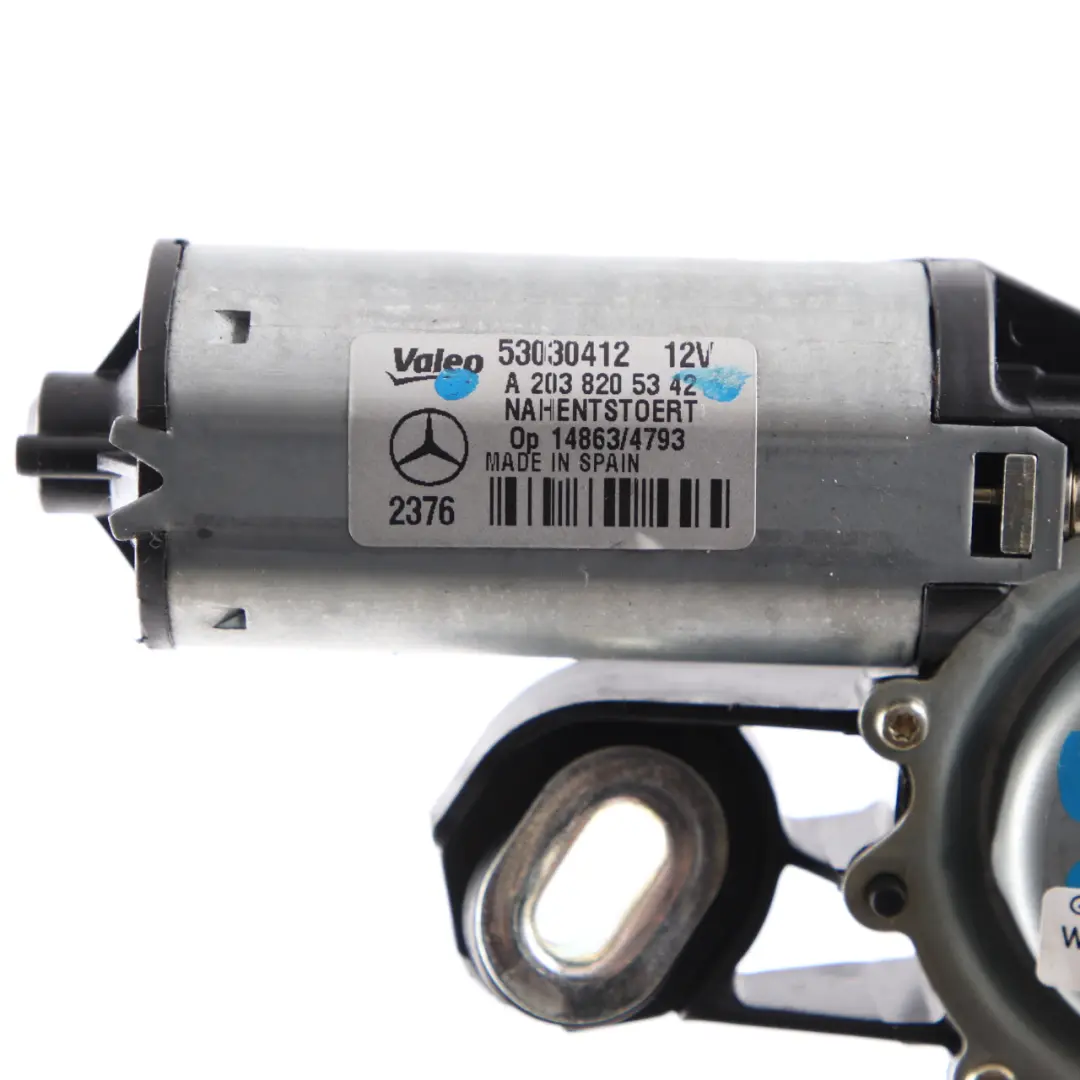 Wiper Motor Mercedes S203 Wagon Rear Window Tailgate Actuator to with Part number A2038205342 Wiper Motor Mercedes S203 Wagon Rear Window Tailgate Actuator - SKU A2038205342 - Part number A2038205342