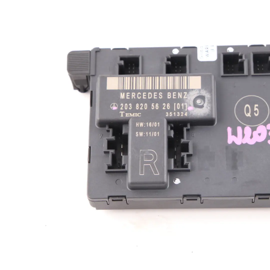 Mercedes W211 Tür modul vorne rechts Fahrer Steuergerät ECU A2118208285 - SKU A2038205626 - Teilenummer A2038205626