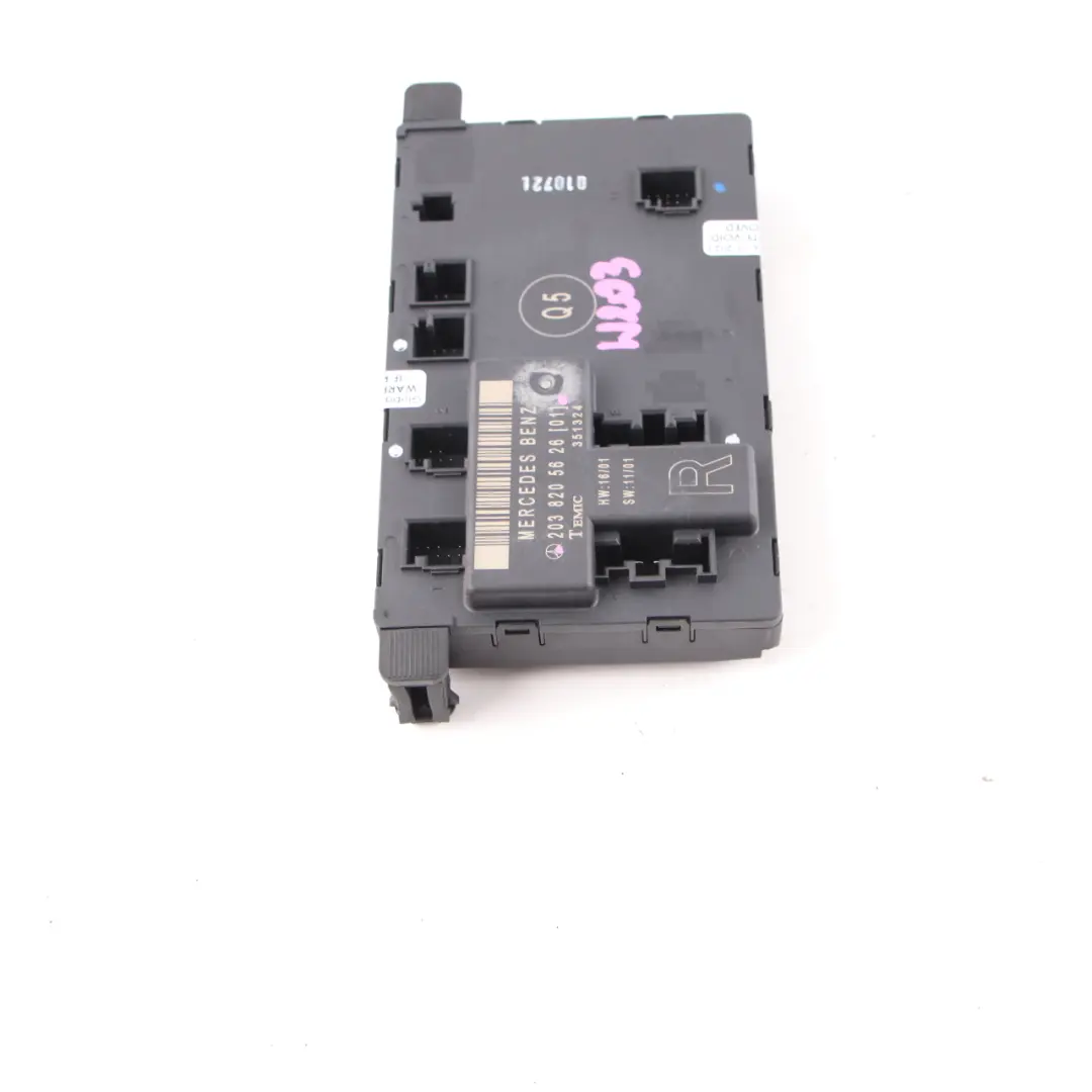 Door Module Front Right O/S Control Unit ECU to Mercedes W203 with Part number A2038205626 Mercedes W203 Door Module Front Right O/S Control Unit ECU - SKU A2038205626 - Part number A2038205626