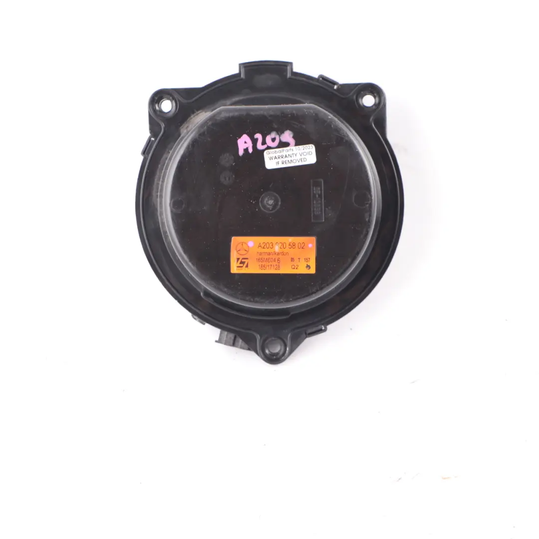 Haut-parleur Avant Porte du haut-parleur pour Mercedes CL203 W209 à propos du numéro de pièce A2038205802 Mercedes CL203 W209 Haut-parleur Avant Porte du haut-parleur - SKU A2038205802 - Numéro de pièce A2038205802