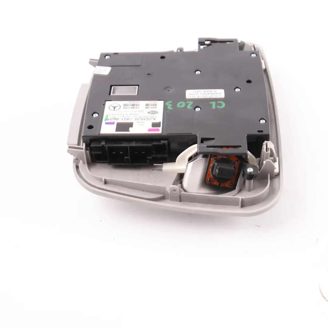 Innenbe leuchtung Dach leuchte Leselampe Vorderseite für Mercedes CL203 mit Teilenummer A2038207901 Mercedes CL203 Innenbe leuchtung Dach leuchte Leselampe Vorderseite - SKU A2038207901-1 - Teilenummer A2038207901