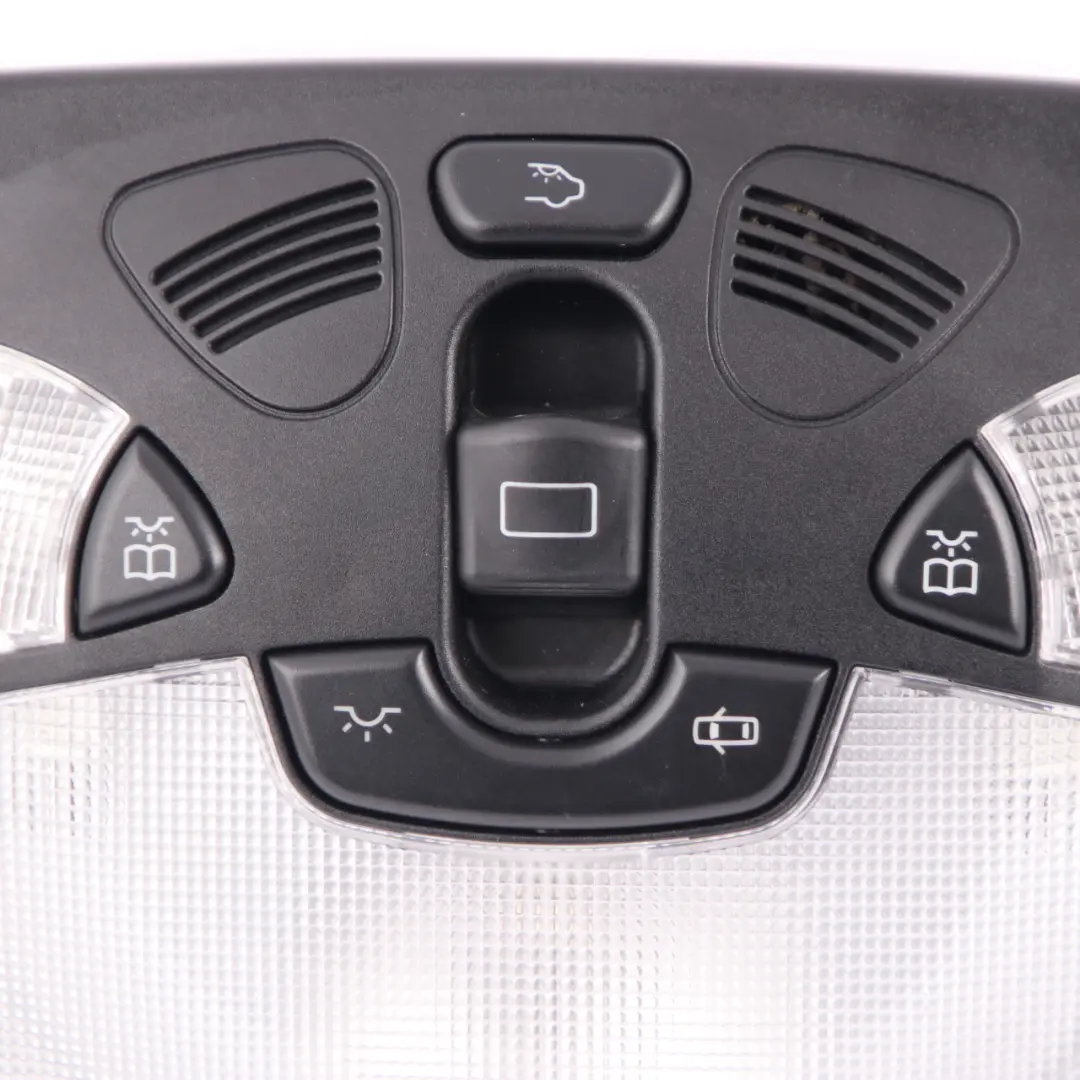 Mercedes CL203 Interior Roof Light Reading Lamp Front Black - SKU A2038207901 - Part number A2038207901