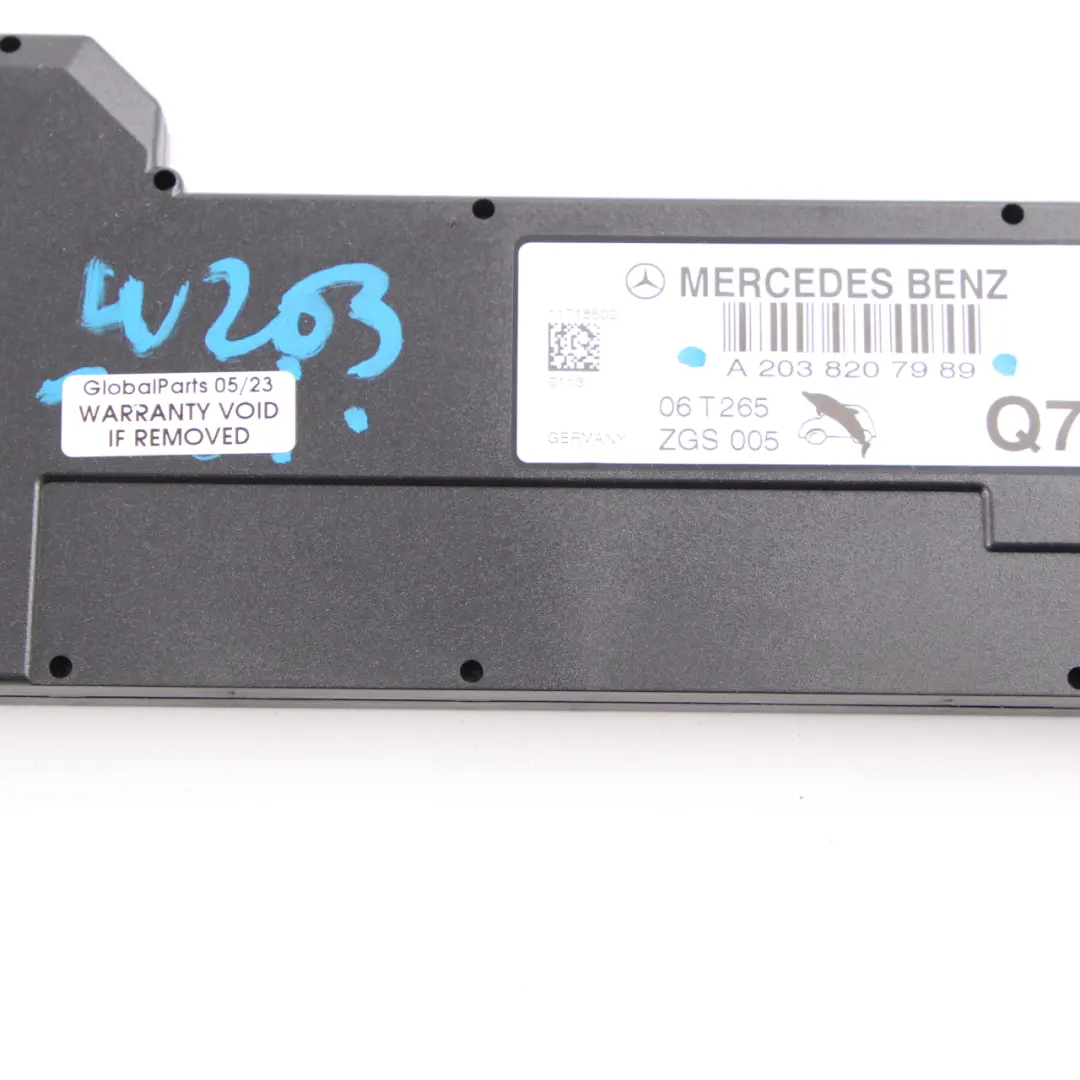  Antenna Amplifier Mercedes W203 S203 Touring Aerial Module Unit - SKU A2038207989 - Part number A2038207989