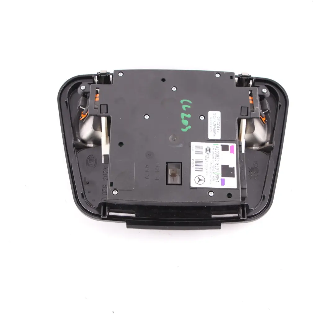 Roof Light Mercedes CL203 Interior Front Roof Lamp Black to with Part number A2038208201 Roof Light Mercedes CL203 Interior Front Roof Lamp Black - SKU A2038208201 - Part number A2038208201