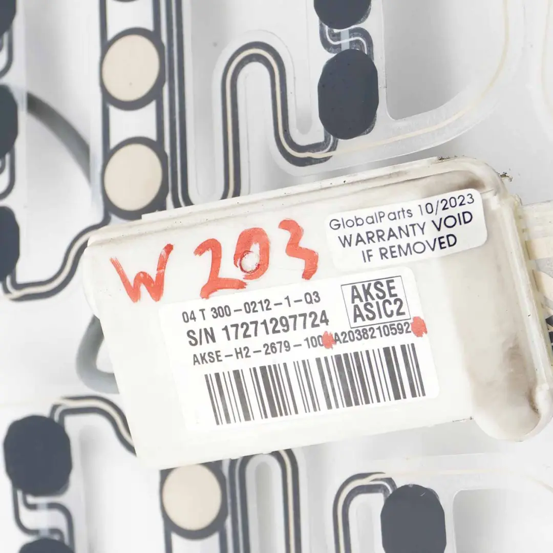 Mata Zajętości Fotela do Mercedes W203 o numerze A2038210592 Mercedes W203 Mata Zajętości Fotela - SKU A2038210592 - Numer Części A2038210592