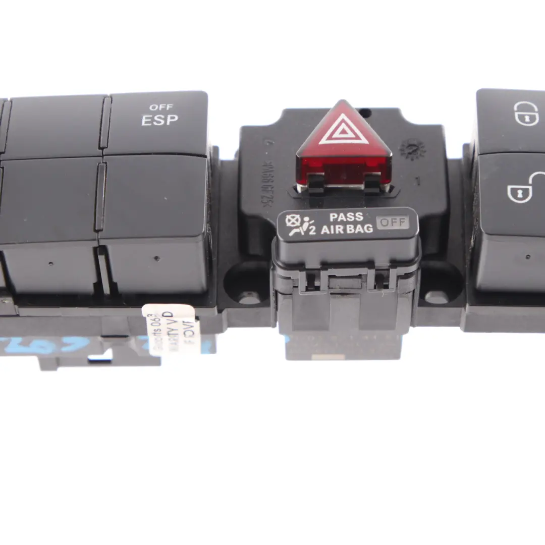 Schaltereinheit Bedienfeld Modul Gefahrensperre ESP für Mercedes W203 mit Teilenummer A2038214481 Mercedes W203 Schaltereinheit Bedienfeld Modul Gefahrensperre ESP - SKU A2038214481 - Teilenummer A2038214481