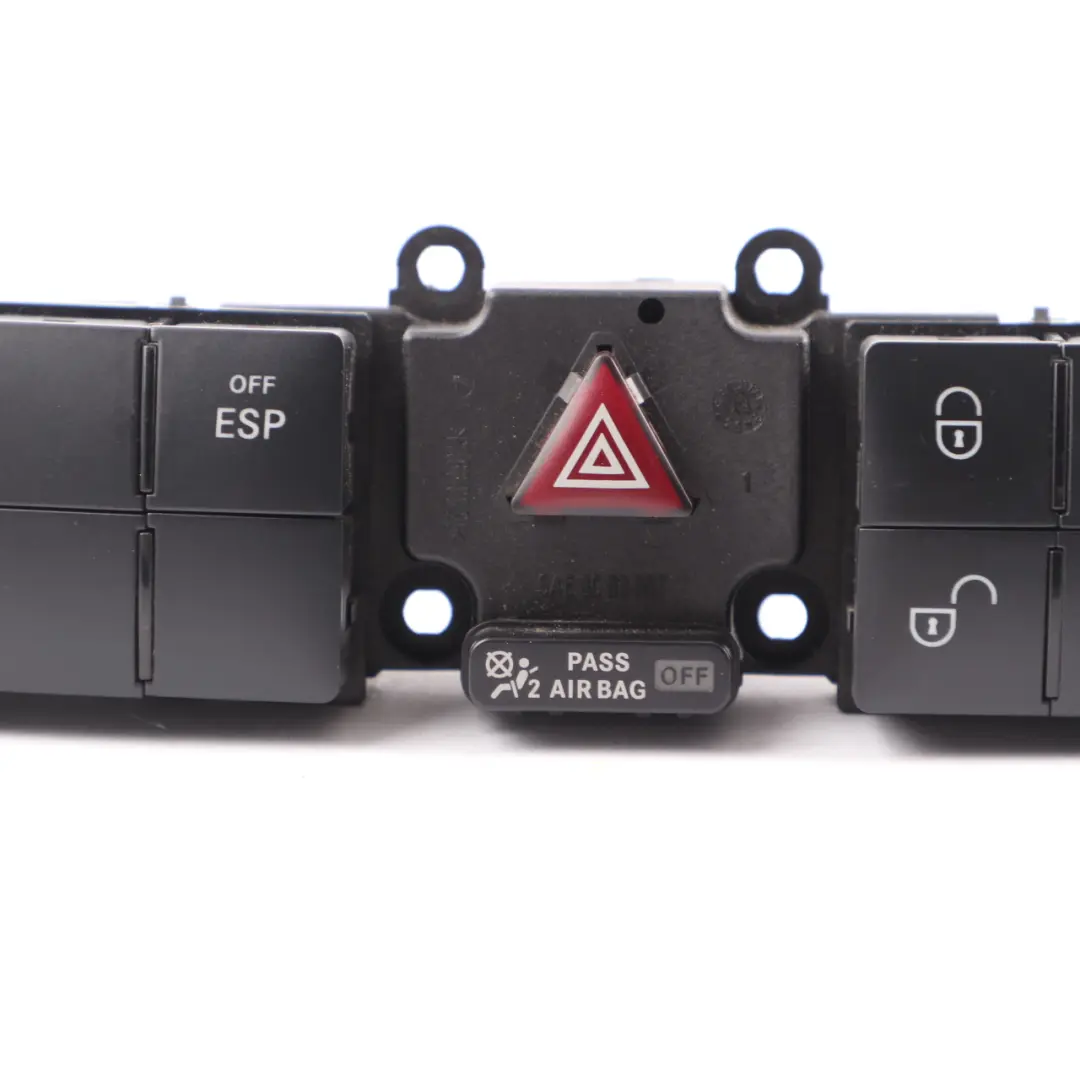 Switch Panel Mercedes W203 W209 Hazard Light Block ESP Parktronic to with Part number A2038214581 Switch Panel Mercedes W203 W209 Hazard Light Block ESP Parktronic - SKU A2038214581 - Part number A2038214581