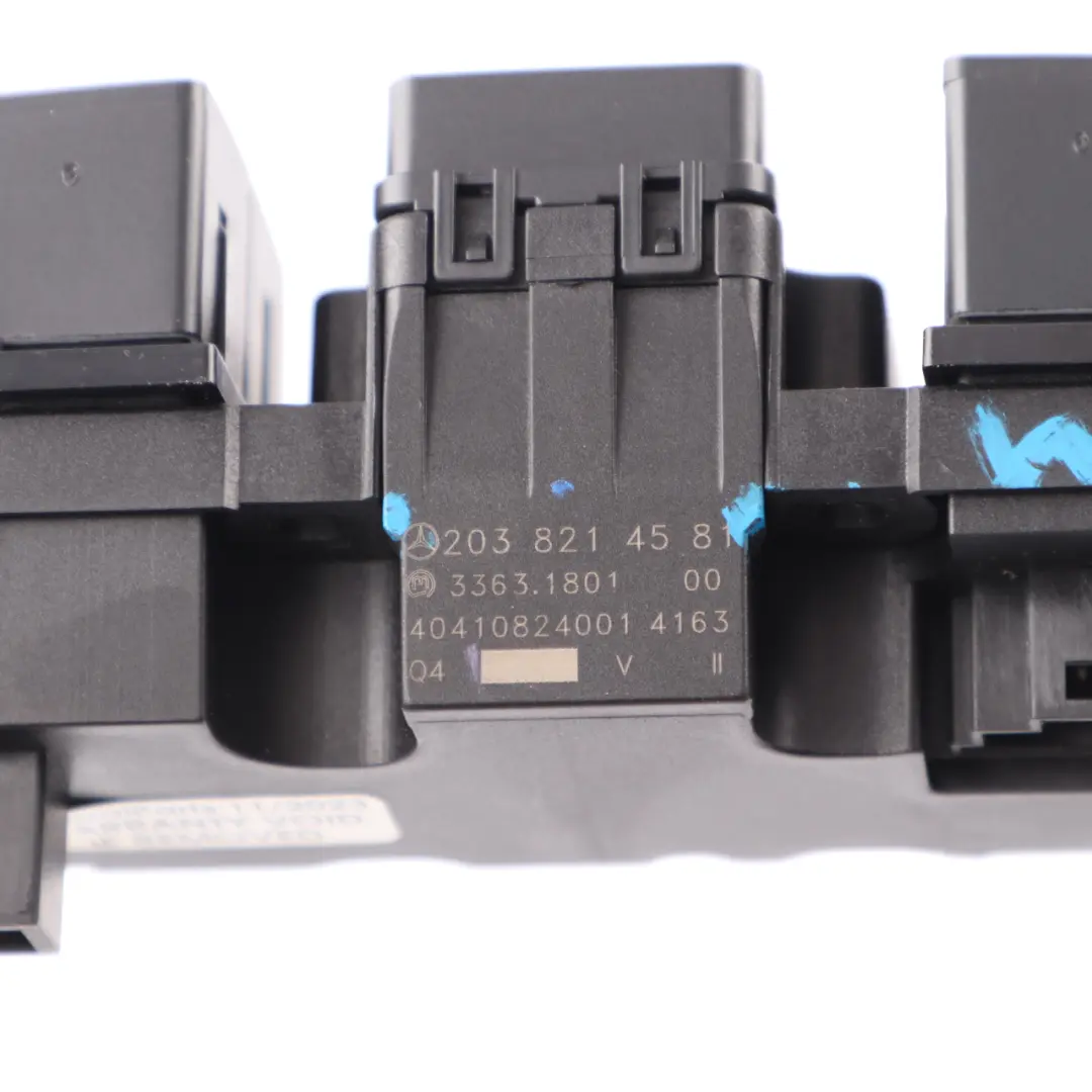 Switch Panel Mercedes W203 W209 Hazard Light Block ESP Parktronic to with Part number A2038214581 Switch Panel Mercedes W203 W209 Hazard Light Block ESP Parktronic - SKU A2038214581 - Part number A2038214581
