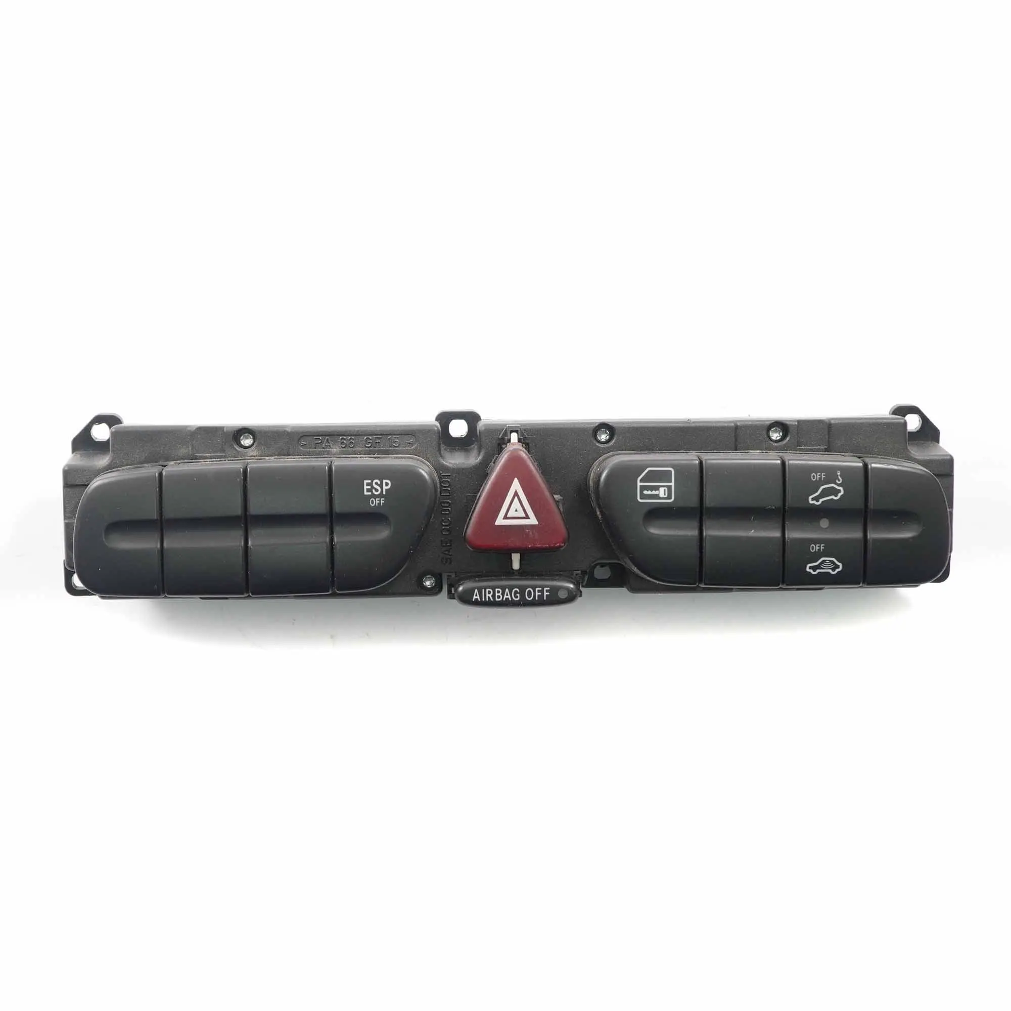 Mercedes CL203 Center Hazard Control Switch Panel ESP A2038217858