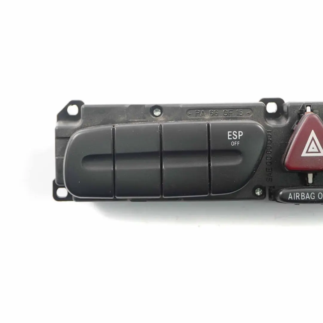 Panneau central d'interrupteur de contrôle danger ESP pour Mercedes CL203 à propos du numéro de pièce A2038217858 Mercedes CL203 Panneau central d'interrupteur de contrôle danger ESP - SKU A2038217858 - Numéro de pièce A2038217858