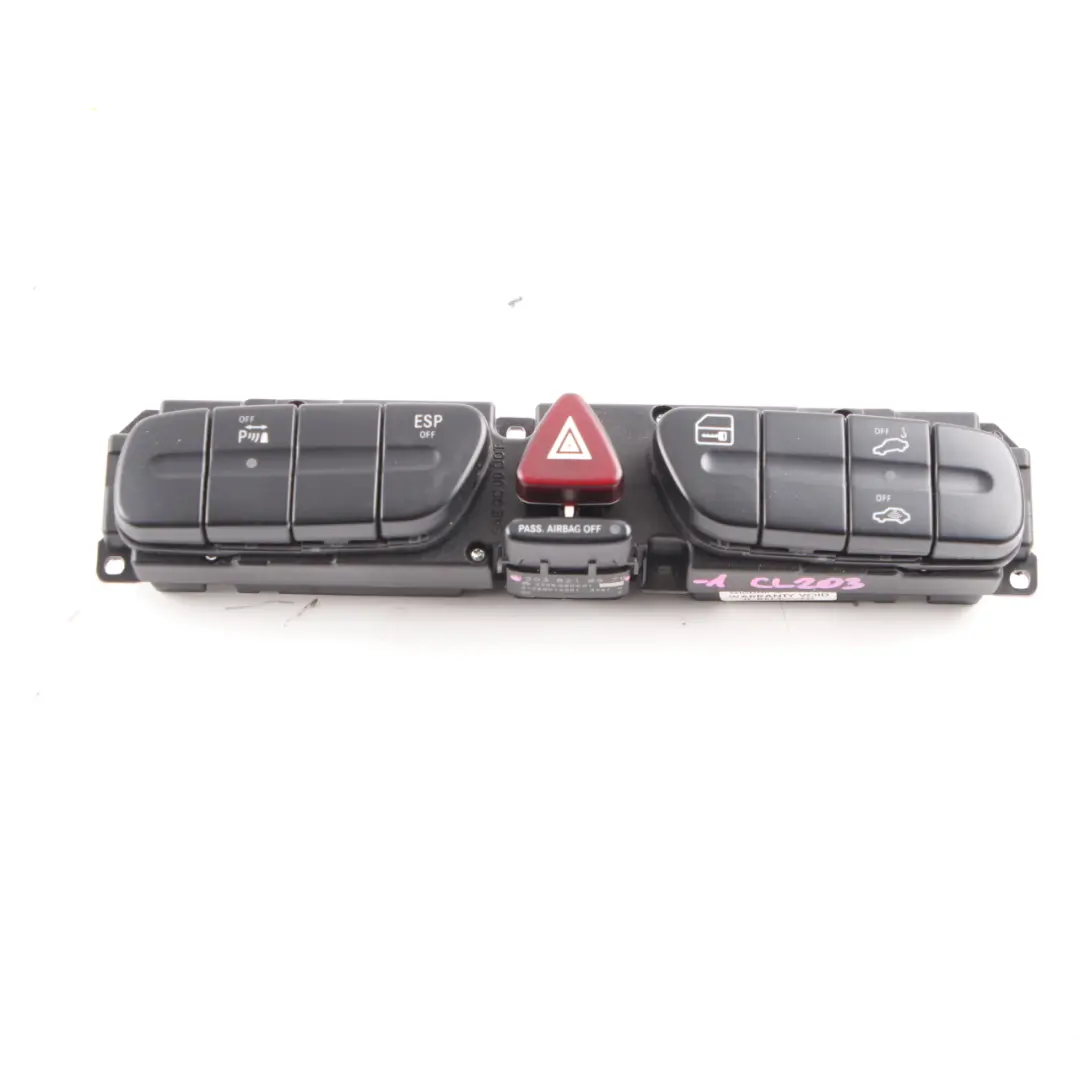 Mercedes-Benz W203 SportCoupe CL203 Schalterblock Bedienteil ESP für mit Teilenummer A2038218979 Mercedes-Benz W203 SportCoupe CL203 Schalterblock Bedienteil ESP - SKU A2038218979-1 - Teilenummer A2038218979