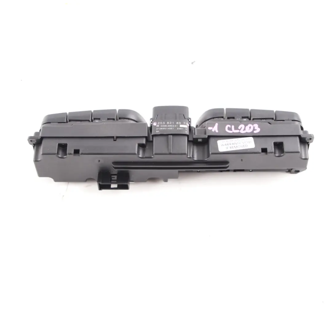 Center Hazard Warning Control Switch Panel ESP to Mercedes CL203 with Part number A2038218979 Mercedes CL203 Center Hazard Warning Control Switch Panel ESP - SKU A2038218979-1 - Part number A2038218979
