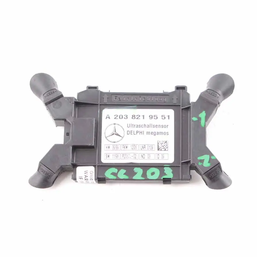 Roof Alarm Motion Sensor Control Unit Module to Mercedes CL203 Rear with Part number A2038219551 Mercedes CL203 Rear Roof Alarm Motion Sensor Control Unit Module - SKU A2038219551-2 - Part number A2038219551