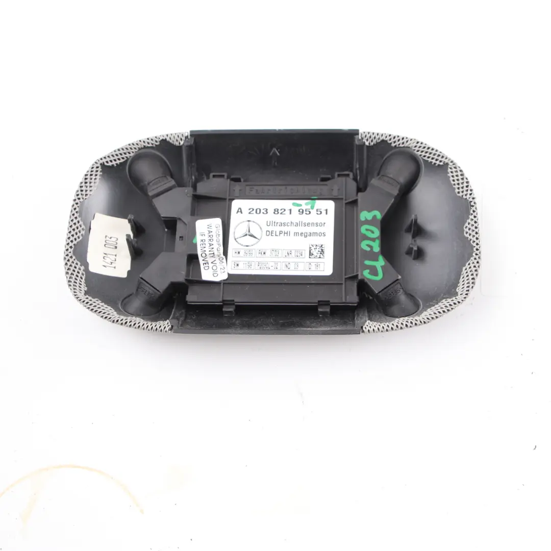 Mercedes CL203 Rear Roof Alarm Motion Sensor Cover Trim Housing Grey - SKU A2038219551-3 - Part number A2038219551